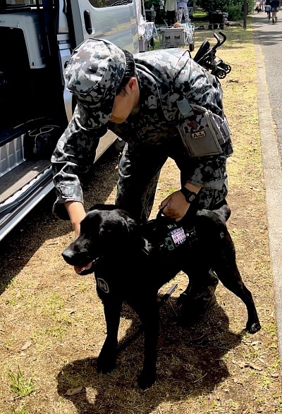 警備犬　K-9 入間基地