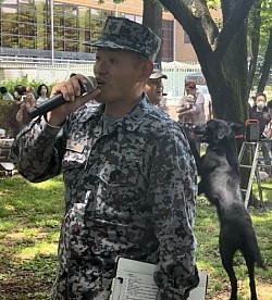 入間基地　警備犬　K-9