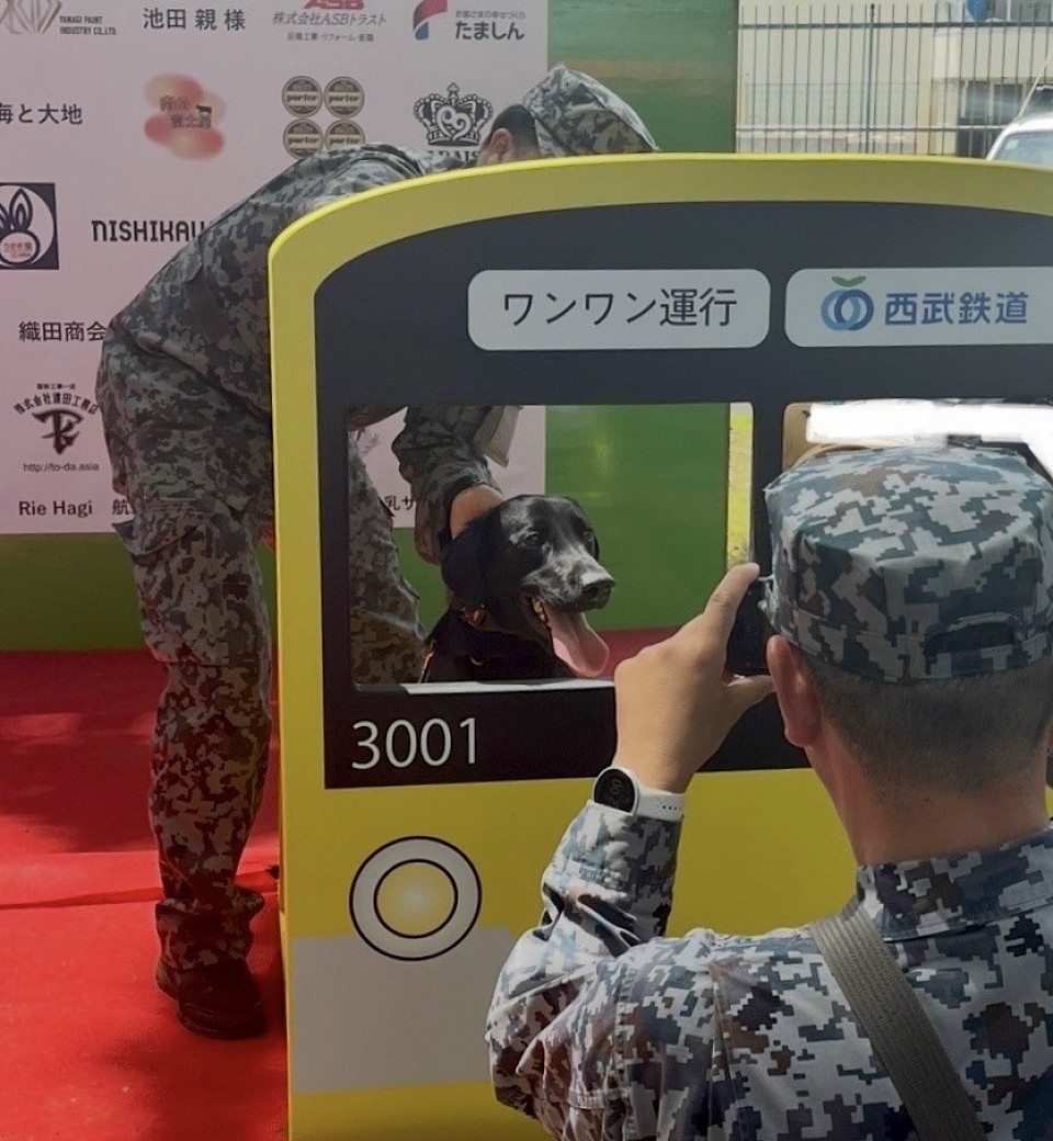 入間基地　警備犬　K-9