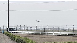 横田基地R/W18東側ポイント