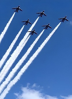 ブルーインパルス　入間航空祭