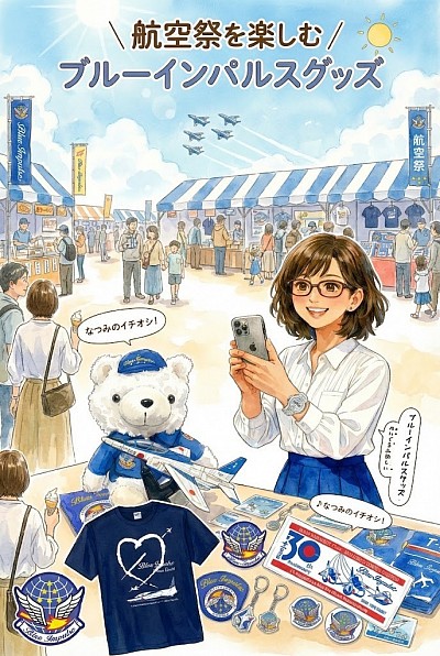 ブルーインパルス　くまさん　ぬいぐるみ