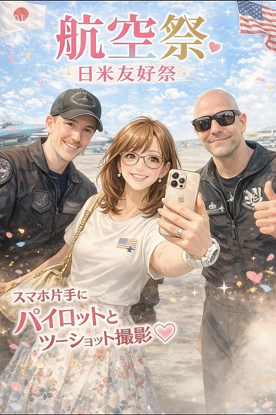 パイロットさんツーショットポスター