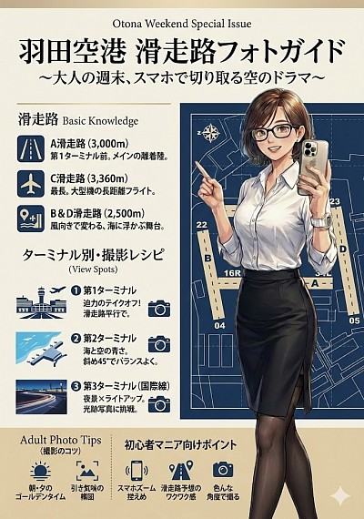 羽田空港　滑走路