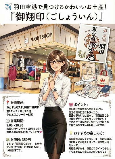 羽田空港 御翔印