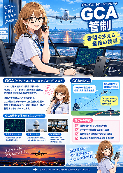 GCA,GCA管制,グランドコントロールアプローチ,